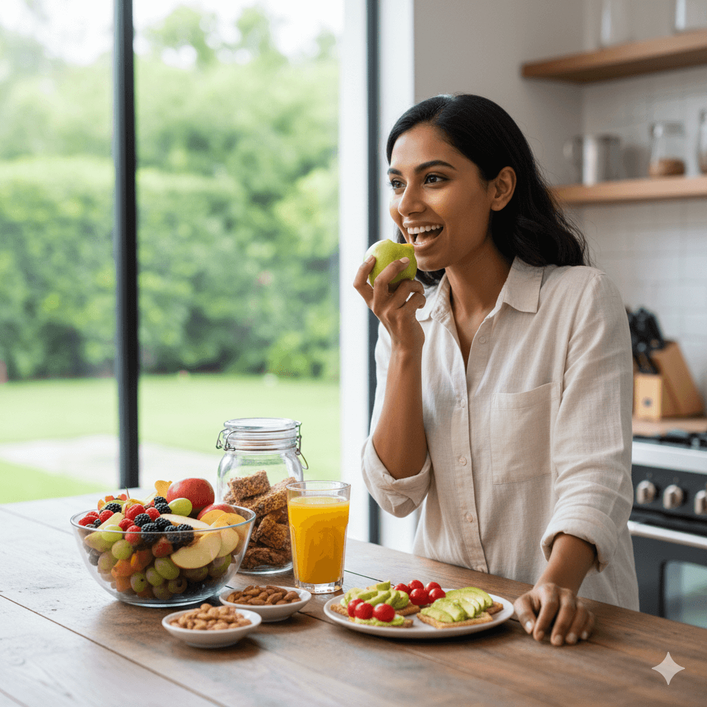 Balanced snacks that support steady energy